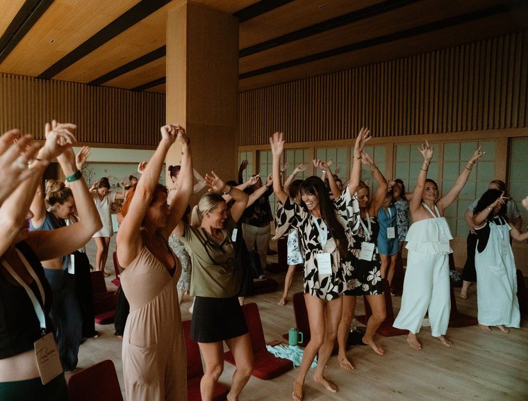 The be Collective retreat group in Tulum